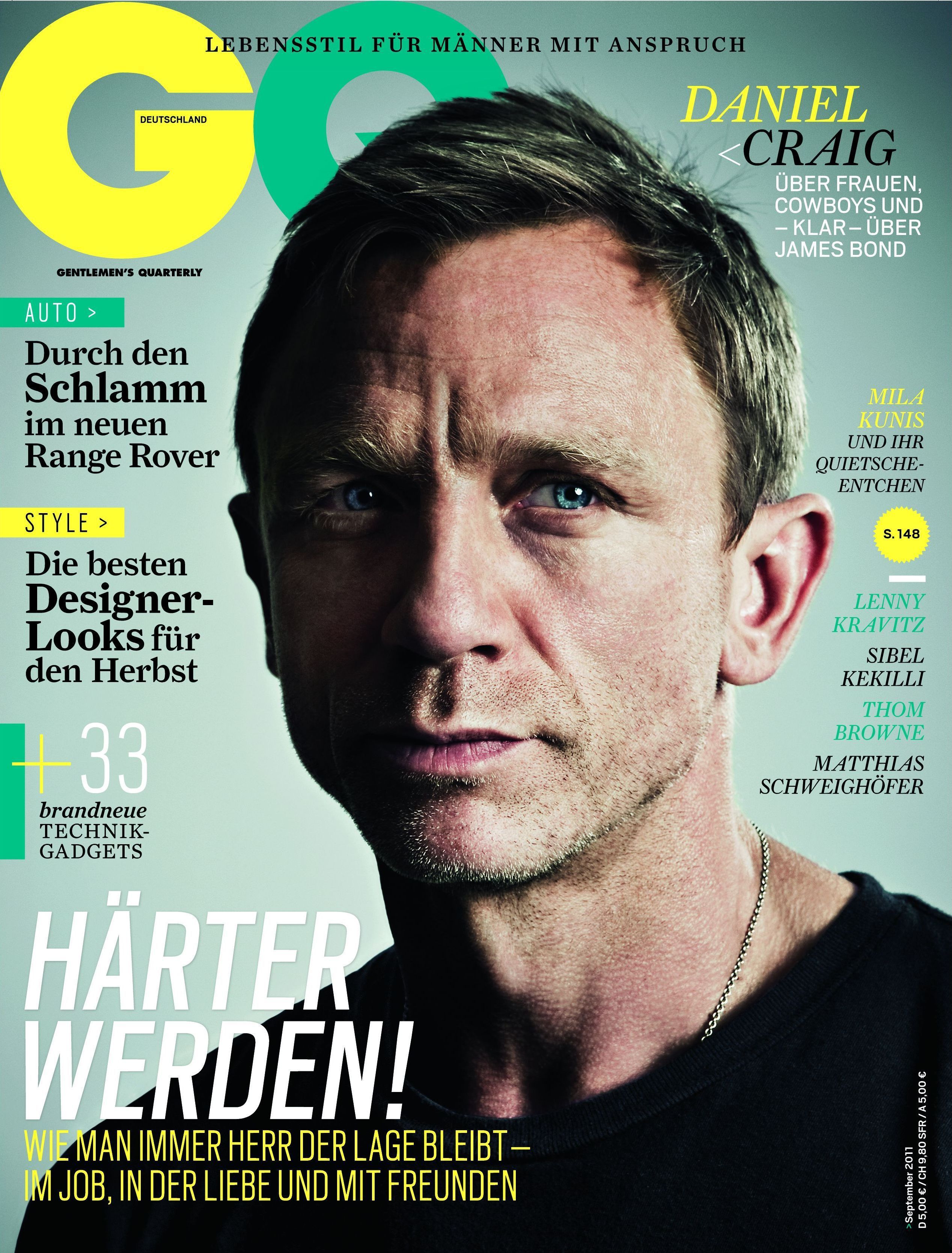 Daniel Craig on the front cover of German GQ magazine | Picture 63404